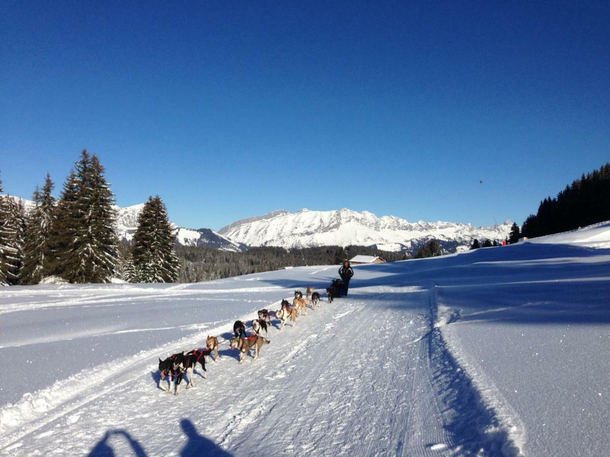 Chalet 13 Personnes-Le Vanvolet Les Saisies Bagian luar foto